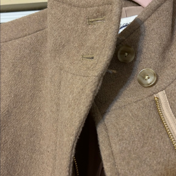 Women’s J Crew Pea Coat New 8 Petite - Picture 3 of 5